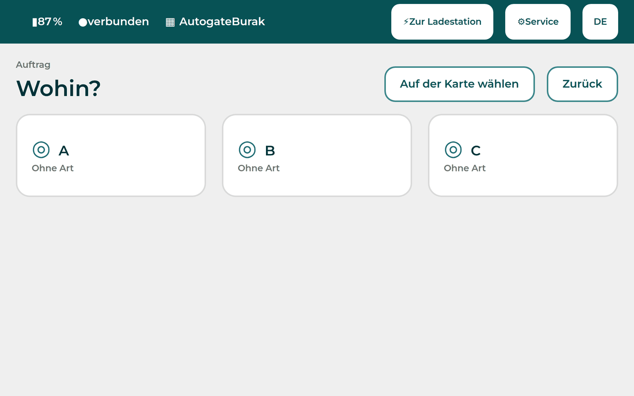 Destination selection